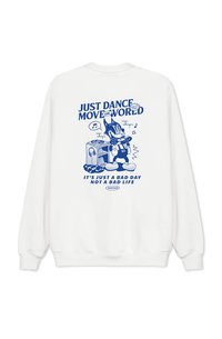 Kaotiko CREW JUST DANCE CAT MUSIC UNISEX - Mikina - white