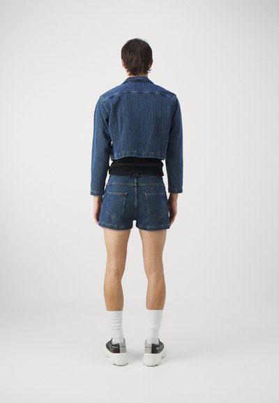 DAVID CATALAN CROPPED - Teksajakk - blue