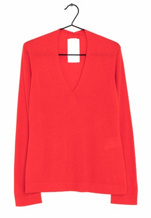 Strickpullover - red