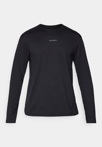 TRACKLINE TEE - Ilgarankovis viršutinės dalies drabužis - deep black