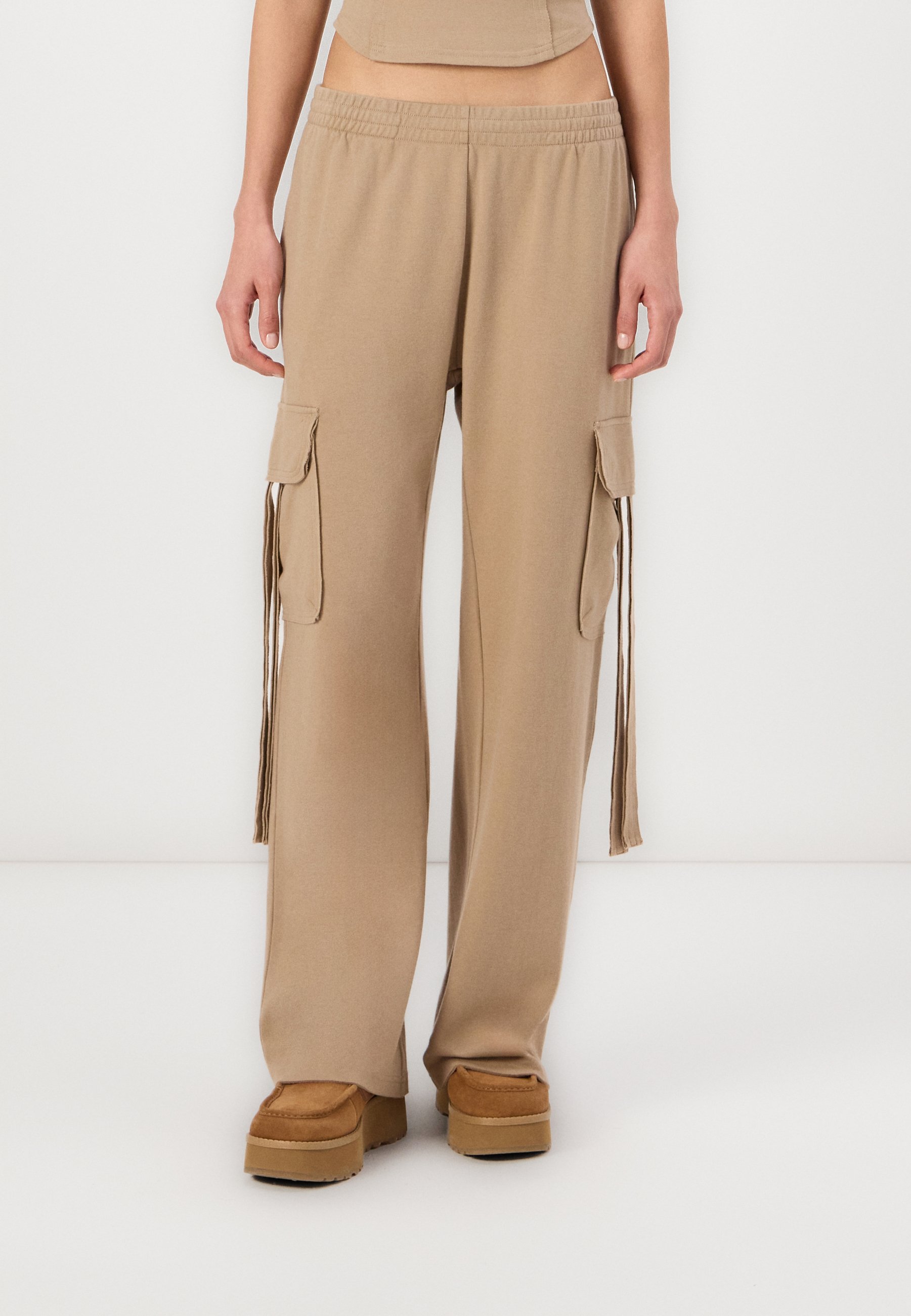 UGG OPHIRA PANT - Tracksuit bottoms - beige/grey - Zalando.co.uk