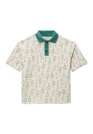À MANCHES COURTES IMPRIMÉ  - Polo - naturel