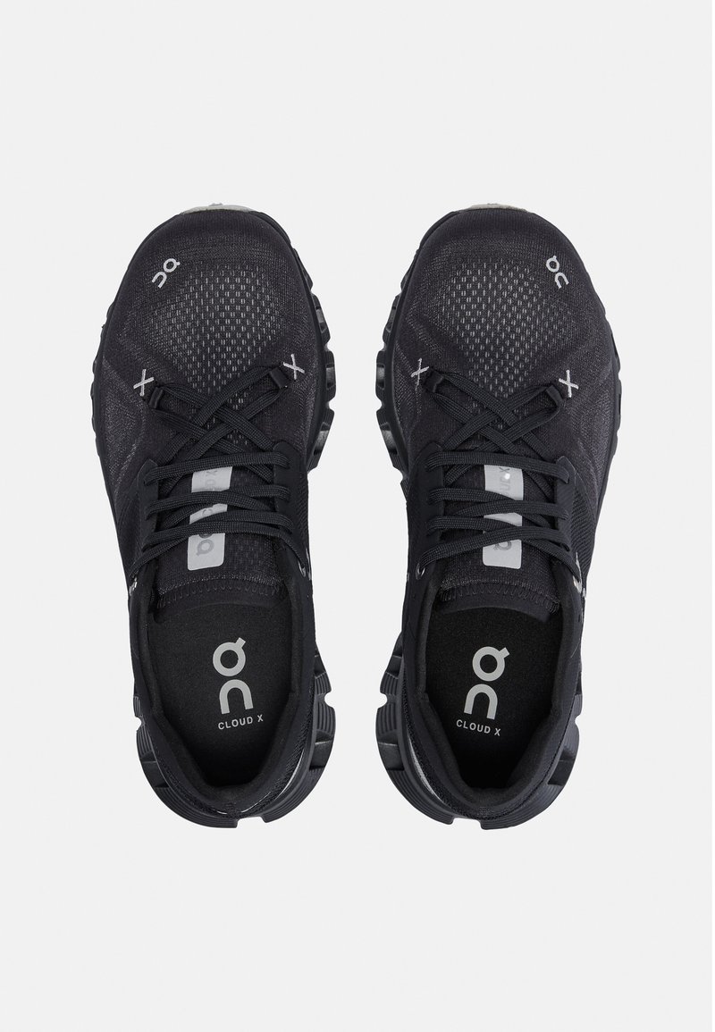on cloud x womens white black