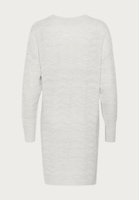 EMRIA  - Adīta jaka - light grey melange