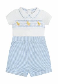 JoJo Maman Bébé - REGULAR FIT - 2-PIECE CHICK EMBROIDERED SET  - Bodi - blue Miniaturna slika 1