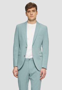 s.Oliver BLACK LABEL - MELIERTES STRETCH - Blazer jacket - türkisblau Thumbnail Image 1