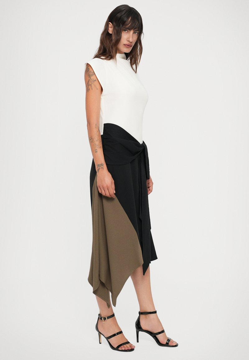 STAUD DAVINA DRESS - Maxi dress - black/multi-coloured/black - Zalando.ie