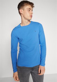 Tommy Hilfiger STRETCH SLIM FIT - Top s dlhým rukávom - blue spell