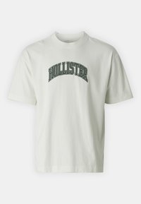 Hollister Co. BOXY ELEVATED TECH LOGO - T-shirt imprimé - vaporous grey