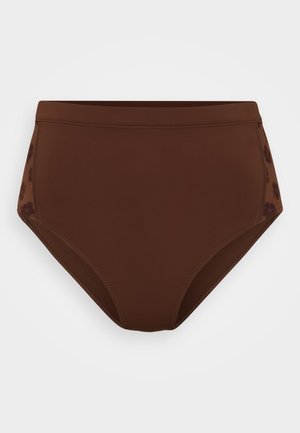 Roxy PRO WAVE HIGHWAIST - Bikini bottoms - chocolate plum