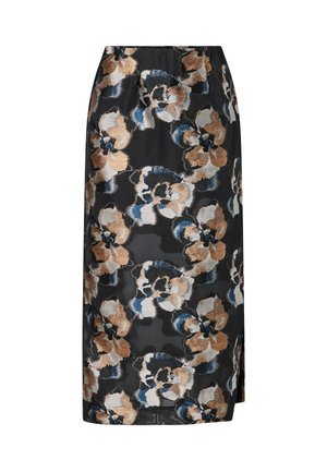 Malina, SANNA STRAIGHT SHEER MIDI SKIRT - Jupe crayon - dark blooms