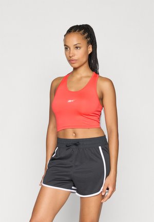 TRAIN CROPPED TANK - Top - energy red
