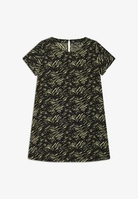 Seleccionado, green zebra animalier