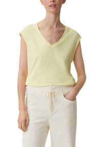 comma casual identity T-shirt basic - helles zitrone