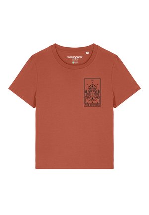 watapparel, TAROT THE EMPRESS - T-Shirt print - heritage brown