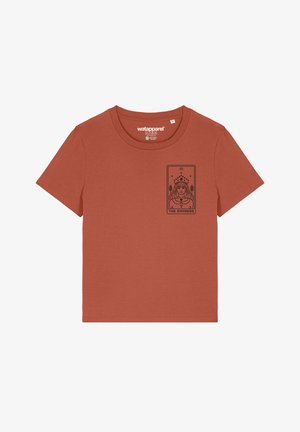 watapparel, TAROT THE EMPRESS - T-Shirt print - heritage brown