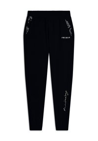 Freddy CON ELASTICO SUL E DETTAGLI FLOREALI - Pantalones deportivos - nero