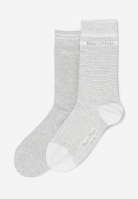 Marc O'Polo IM 2ER PACK - Chaussettes - silver/grey