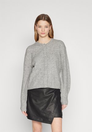 JDYLUMI LIFE BUTTON - Cardigan - medium grey melange