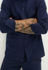 bonprix LANGARM - Camicia - blue