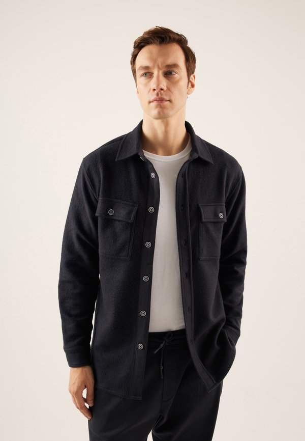 BRUSHED COTTON OVERSHIRT - Shirt