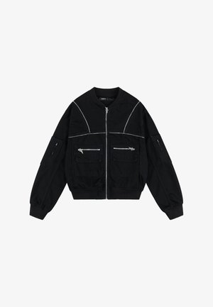 FAVELA CROSS PATCHES - T-shirt print - black sundried