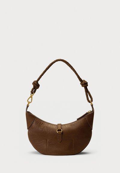 Polo Ralph Lauren POLO ID LEATHER MINI SHOULDER BAG - Torbica - brown