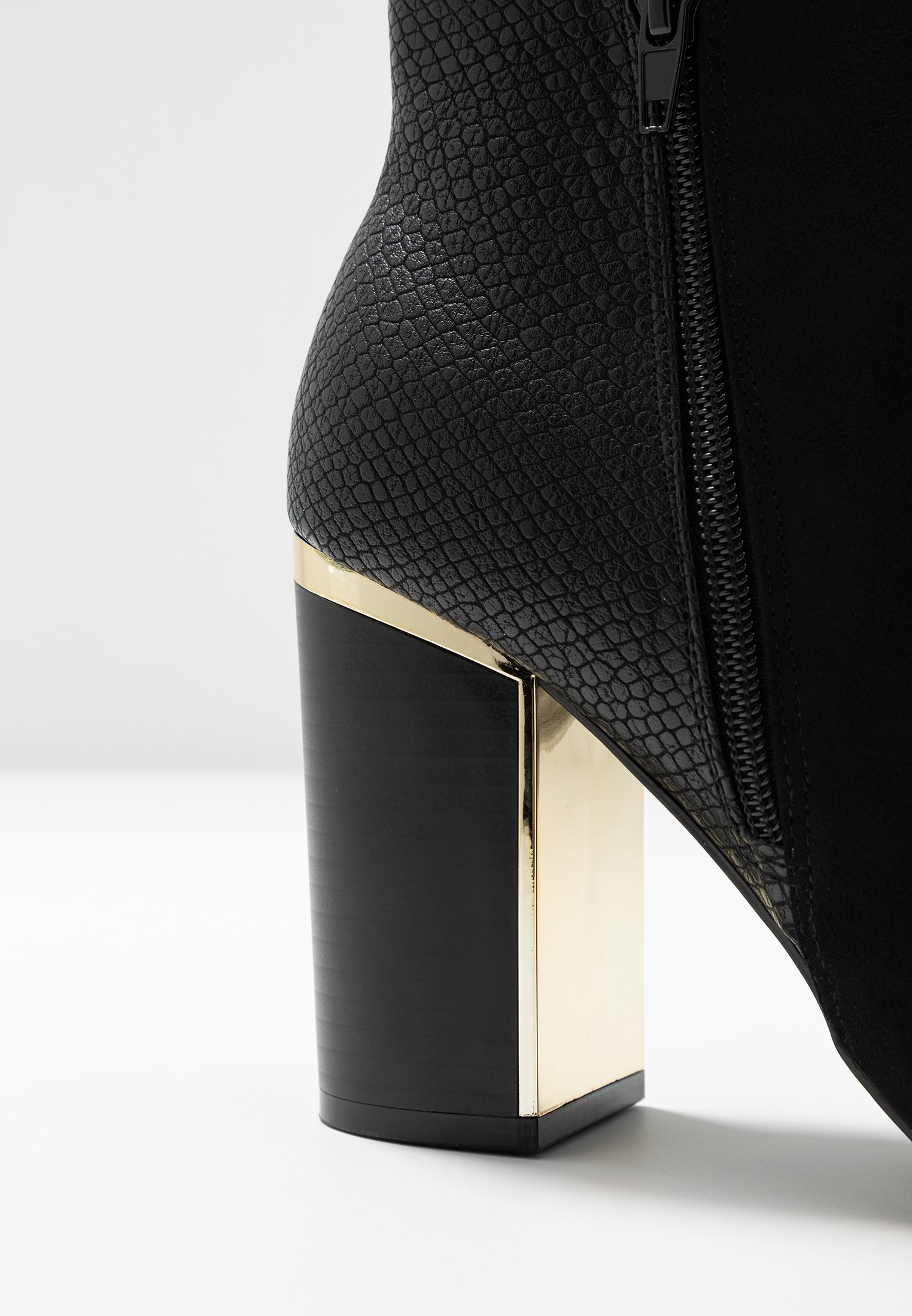 New Look BANDIT Enkellaarsjes met hoge hak black New Look BANDIT Enkellaarsjes met hoge hak black