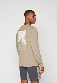 Helly Hansen SKOG GRAPHIC TEE - Ilgarankovis viršutinės dalies drabužis - pebble