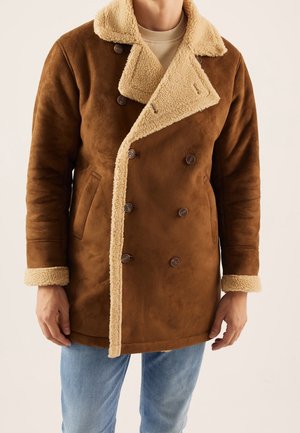 Wintermantel - cognac