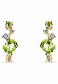 CHRIST 375ER GELBGOLD 2 PERIDOT - Örhänge - hellgrün