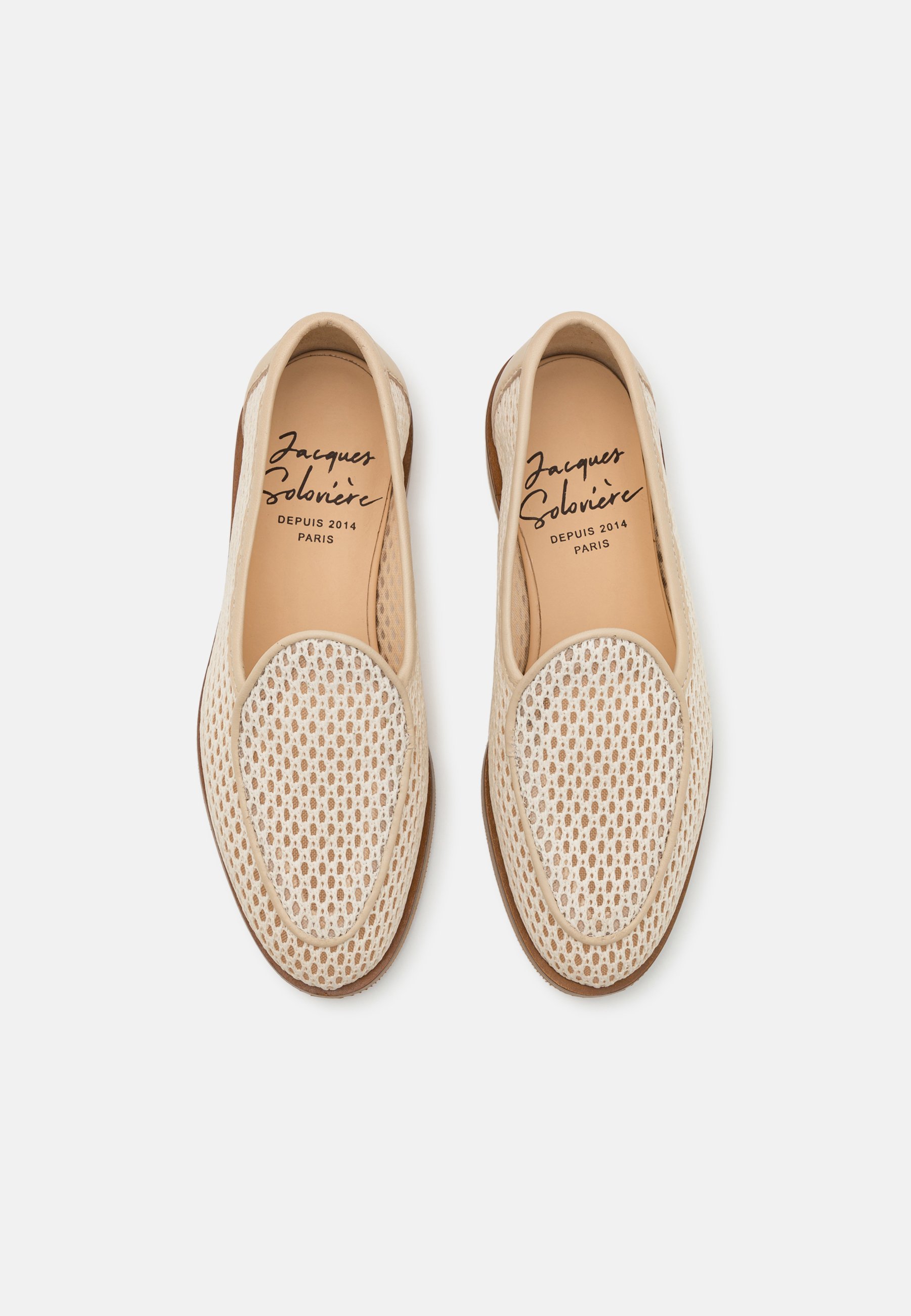 Jacques Soloviere UNISEX - Slip-ons - écru/sand - Zalando.co.uk