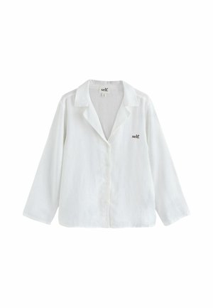 Self. REGULAR FIT - LINEN BLEND BEACH SHIRT CO-ORD SET - Doplňky na pláž - white