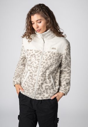 UND ALLOVERPRINT - Fleecejacke - light-beige