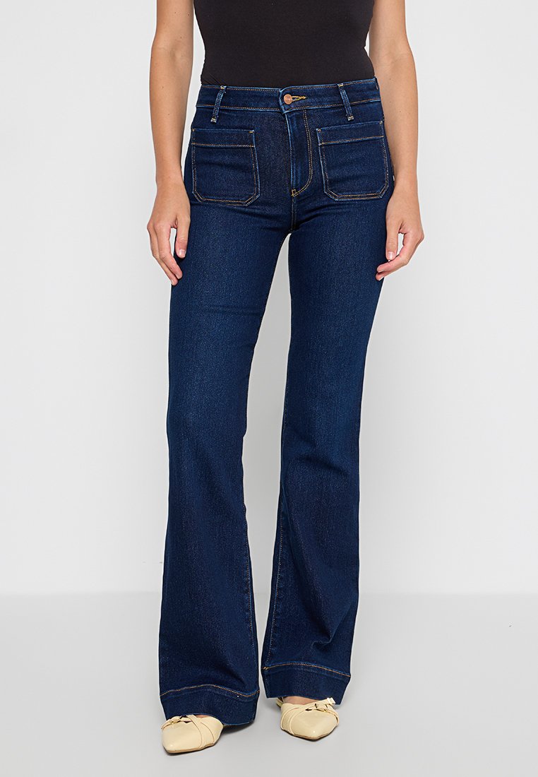 Wrangler Flared Jeans lichtblauw gemêleerd Wrangler Flared Jeans lichtblauw gemêleerd
