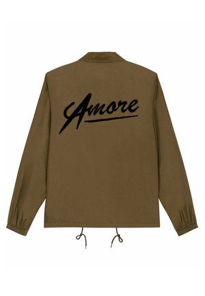 Mira Paris AMORE BACK EMBROIDERY UNISEX - Veste légère - khaki