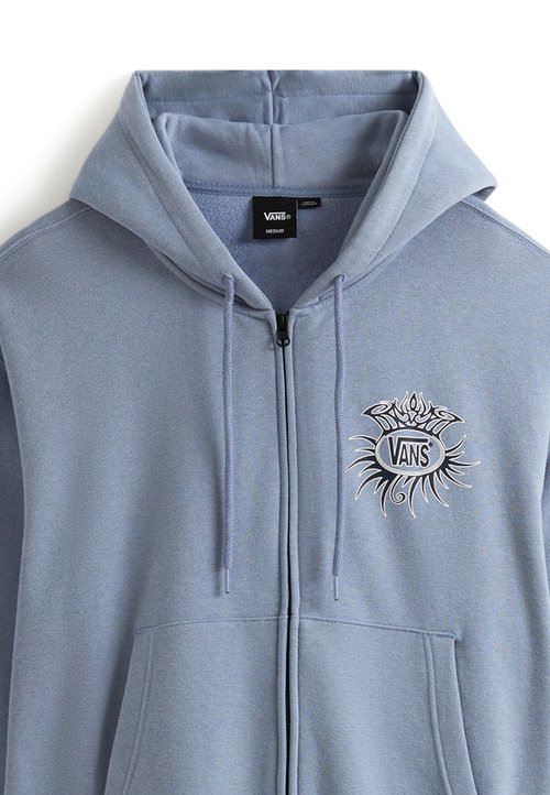 Vans FULL ZIP - Zip-up sweatshirt - medium blue — foto 7