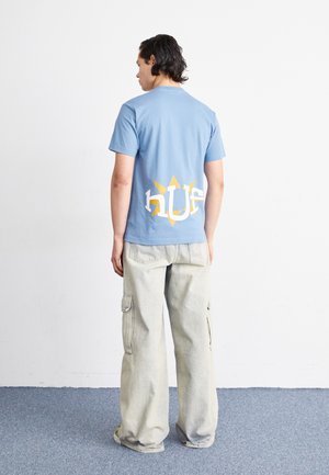 JAZZY GROOVES TEE - T-shirt imprimé - slate blue