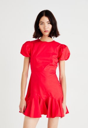 PEPPER RUFFLE MINI DRESS - Robe de soirée - red
