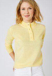 Damart BOUTONNÉ - Trui - jaune pâle