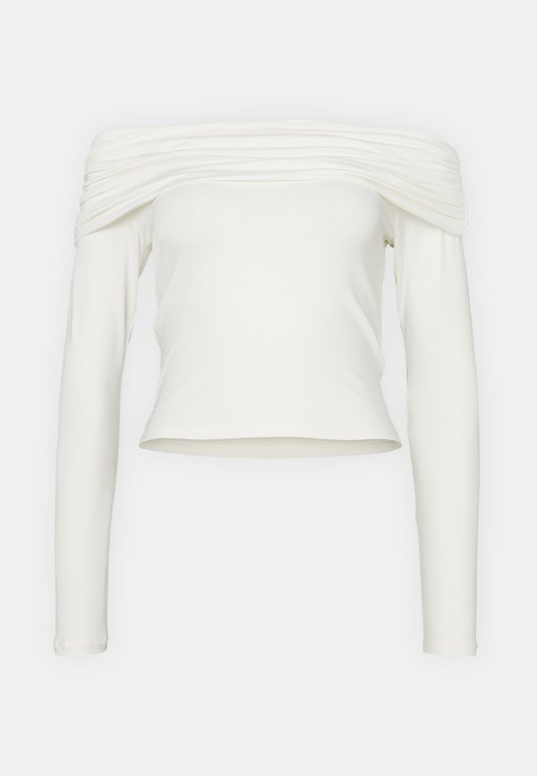 ONLLIVE LOVE OFF SHOULDER - Long sleeved top - cloud dancer3