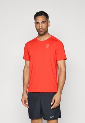 Sport T-Shirt - chile red/white