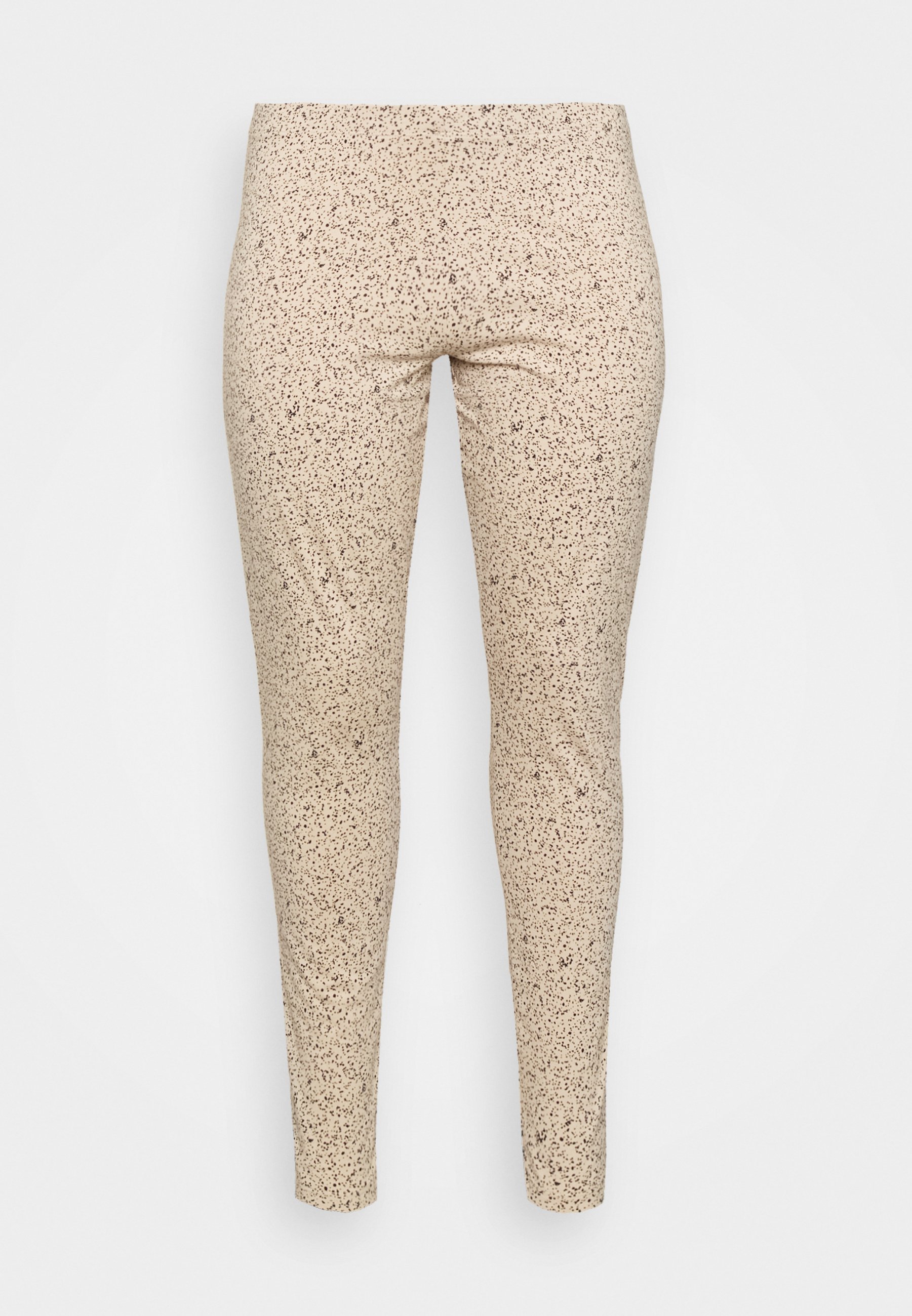 Noisy May Curve NMKERRY ANILLA - Leggings - black/eggnog/nero - Zalando.it