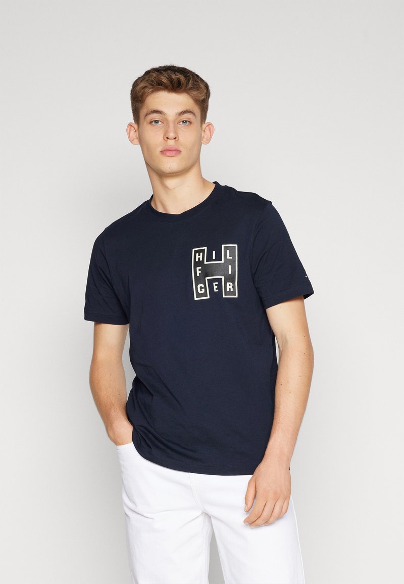 Tee-shirt Manches Longues Imprimé Multicolore - Taille 42/44 - Occasion Très Bon état
