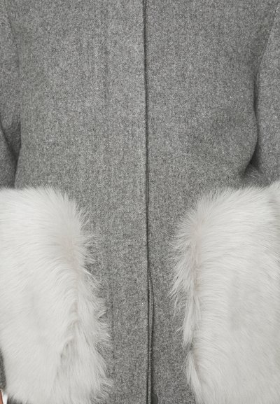 STUDIO ID MACI CAR SHORT WITH POCKETS - Κοντό παλτό - grey