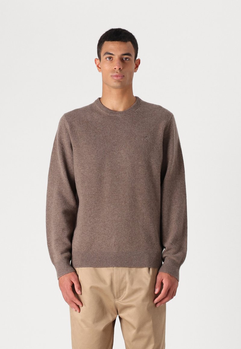 Hackett London CREW - Stickad tröja - malt beige