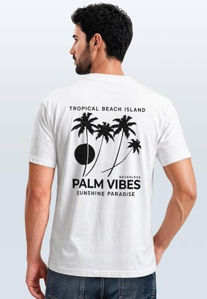 Neverless, T-Shirt print - weiß