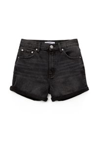 PULL&BEAR Short en jean - black