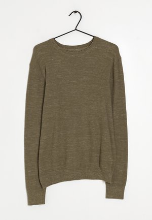 Mango Strickpullover - green