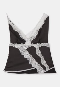 SIGNATURE ASYMMETRIC TANK - Débardeur - black